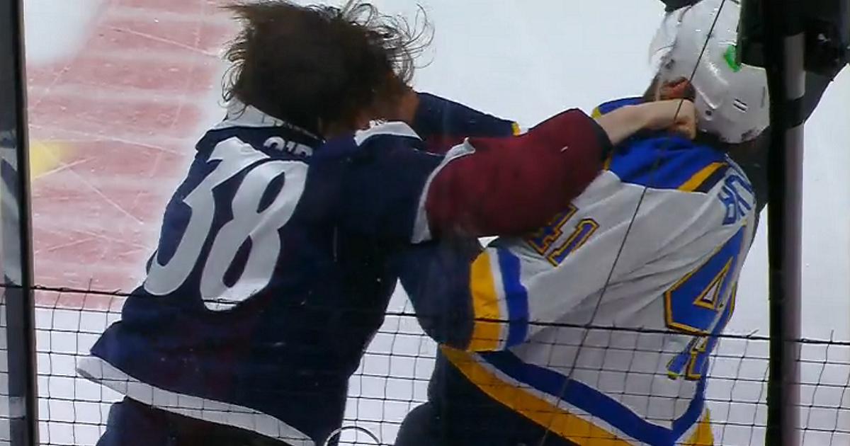 O'Brien and Bortuzzo throw bombs after all hell breaks loose in the neutral zone!