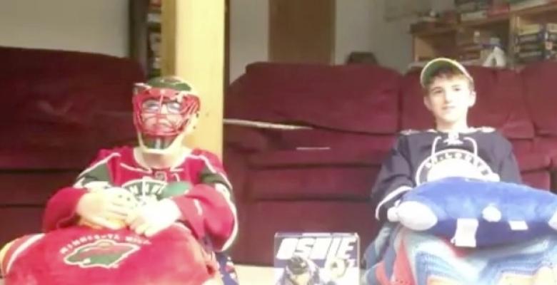 (VIDEO): Minnesota Wild kid has best game 1 reaction ever!