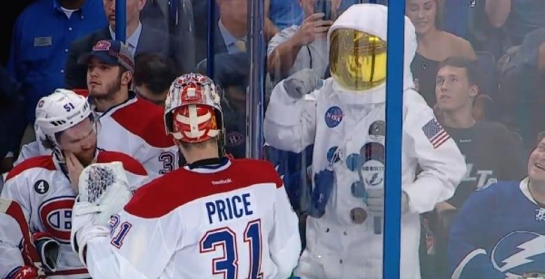 Merciless Tampa Fan taunts Montreal goalie Carey Price.