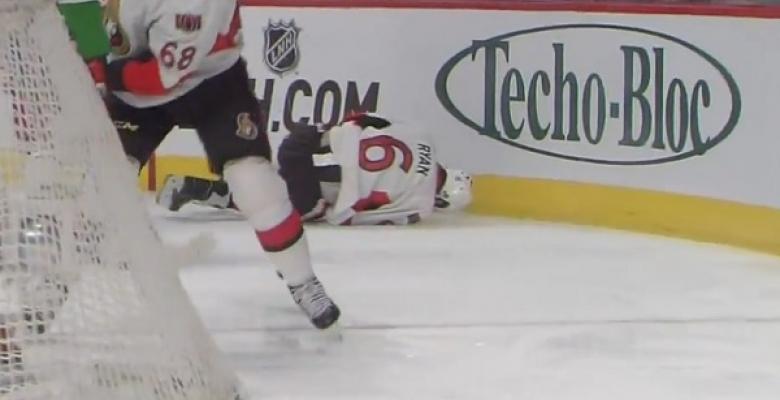 Video: Petry kills Bobby Ryan with a thunderous check in the corner.