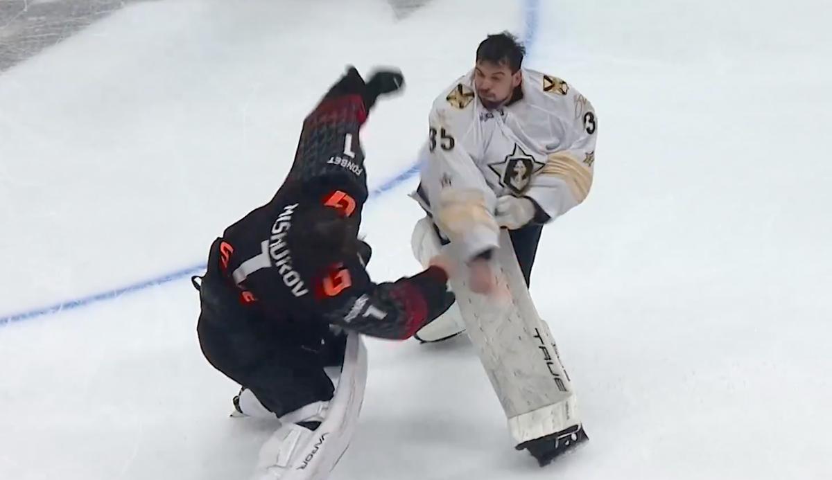 Goalie fight 