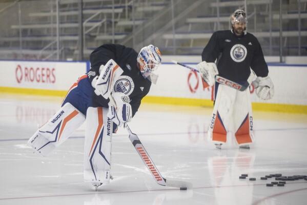 Stuart Skinner and Calvin Pickard. 