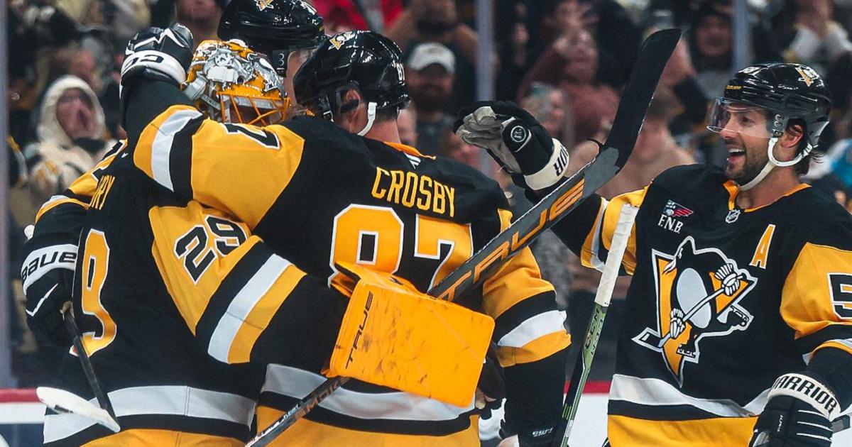 Marc-Andre Fleury-Sidney Crosby-Kris Letang-Sept-27-2025-NHL-Twitter-Feat